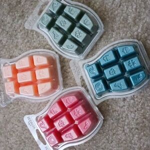 Holiday Scentsy 4pk, Holiday Market, Bundle Up, Frosted Fantasy, Winter Twilight